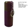 Spiky Grippie Stim Fidget Toy with Keychain Stress Relief 3D Printed Storage Box Pain Stimming Tool Teens Adults Portable Bumpy Roller Sensory Toy