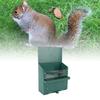 Metall Eichhörnchen Futterspender mit transparenter Acrylplatte Haustier Picknicktisch Montierte Futterbox für Außengarten