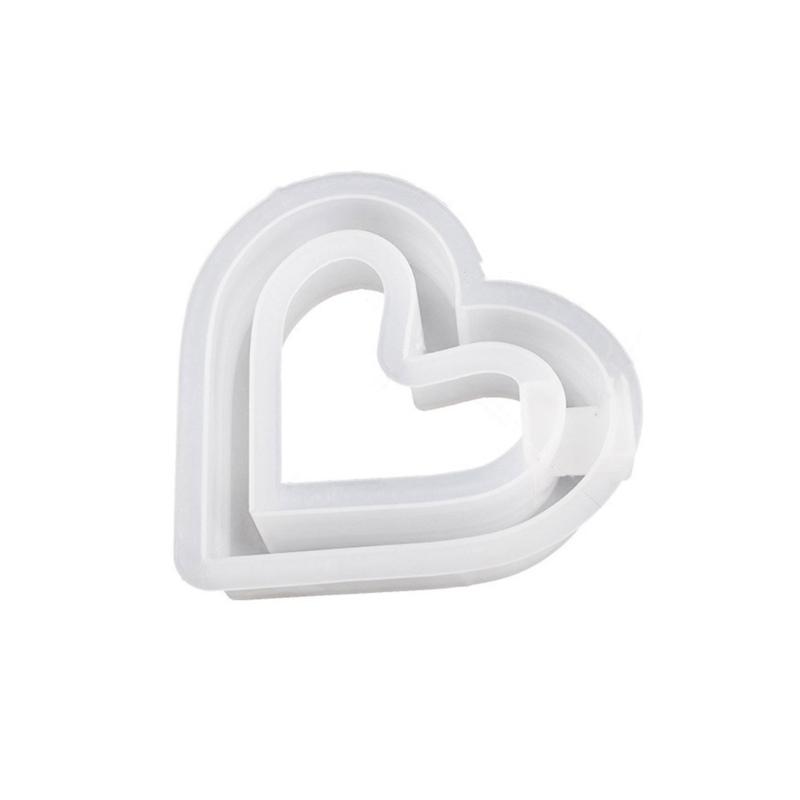 Heart Shaped Vase Silicone Mold DIY Epoxy Resin Molds Test Tube Flower Pots Container Mold Hydroponic Plant Plaster Mold