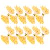 900Pcs Artificial Stamen Gypsum Orange Color Double End Simulation Bouquet Make Accessories(3mm(13#) )