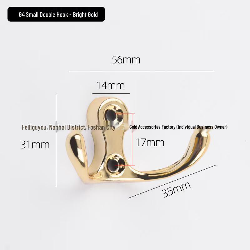 Aluminum Alloy Door Hook: Single/Double Wall, Bathroom & Kitchen Clothes Hanger