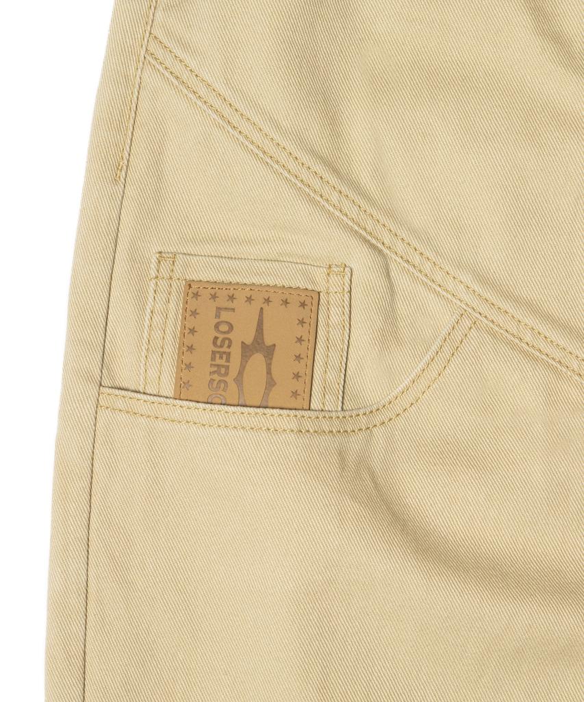 Lujeoseukeulleob Multi Cargo Pocket Wide Cotton Pants ( 3 Colors )