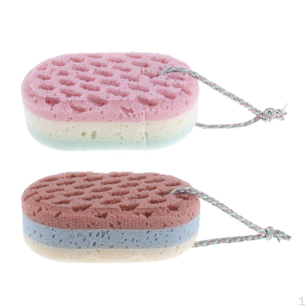 2 Back Scrubber Exfoliate Cleanse Sooth Skin Type