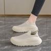 New Spring and Autumn Casual Sneakers Platform Fly-woven Coconut Running Shoes Small Size