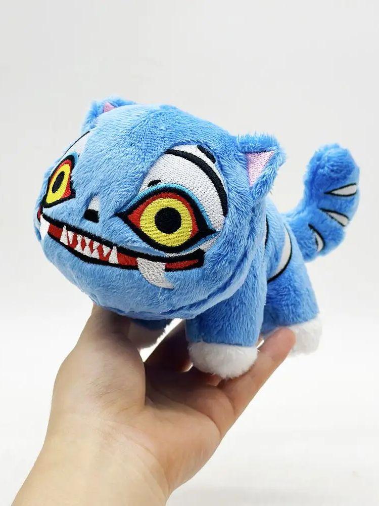 

Hunters Plush Toy - 8 Inch Cute Derpy Tiger Stuffed Animal, Gift for Halloween Christmas Birthday for Children синий