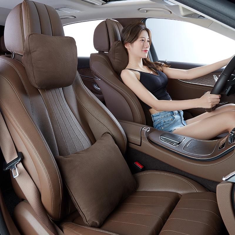 Mercedes-Benz Maybach Car Headrest & Lumbar Support Pillow Pair