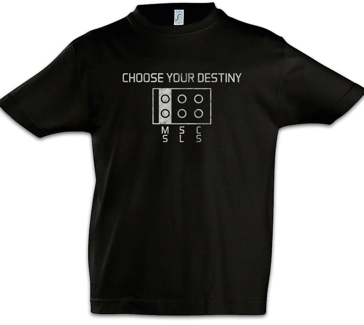 Choose Your Destiny Kids Boys kids boys T-Shirt Plug Nerd Geek Fun Msc SLS 100