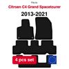 Basic Velour Car Mats, For Citroen C4 Grand Spacetourer 7-Seater (2013-2021)