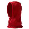 Thickened Wool Knit Hood Hat with Zipper Neck Warmer Pullover Snood Snow Beanie Cap  Winter Outdoor