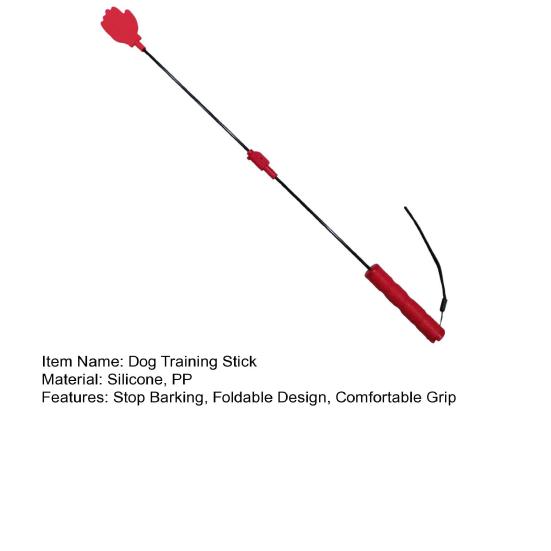 Hundträningspinne Sluta skälla Vikbar design Bekvämt grepplina medföljer Effektiv hundträningspinne
