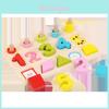 Wooden Childrensnumber And Shape Matching Board Educational Toy For Shape And Color Recognition