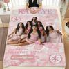 1 Stück Katseye Girlgroup Flanelldecke, Ganzjahres Super Weiche Warme Überwurfdecke für Schlafzimmer Wohnzimmer Camping, Musikfans Hol
