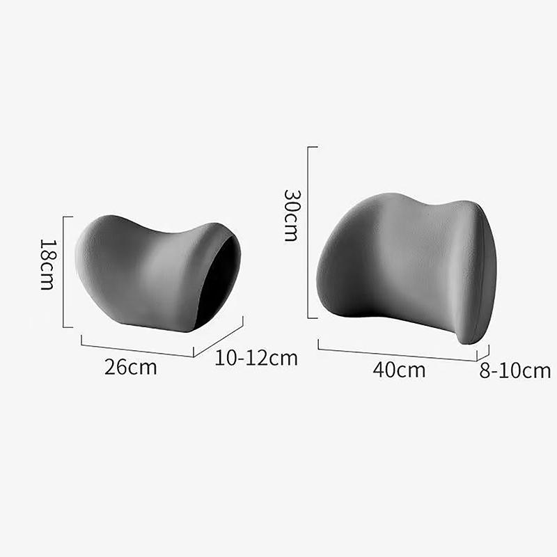 Car Headrest Neck Pillow Support Memory Cotton Car Seat Lumbar Support Soft Neck Rest Protector Waist Cushion For Car Pillow