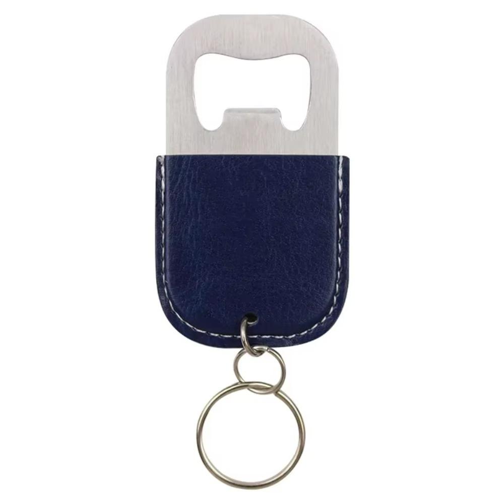 Wine Bottle Opening Fashionable Keyring Leather Kitchen Gadget Bottle Opener Keychain  Outdoor