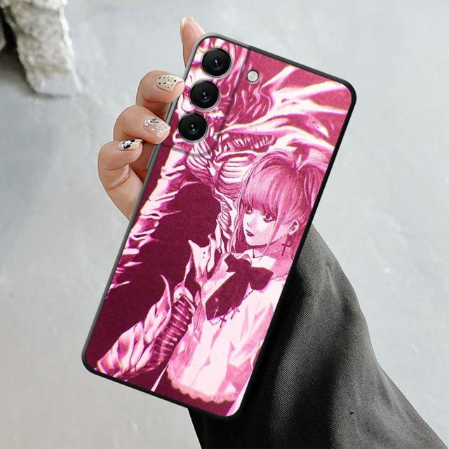 Pink Death Note Light Misa Phone Shell For Samsung Galaxy S23 S22 S21 S20 Fe Ultra S10 S9 S8 Plus Note 20ultra 10plus Case