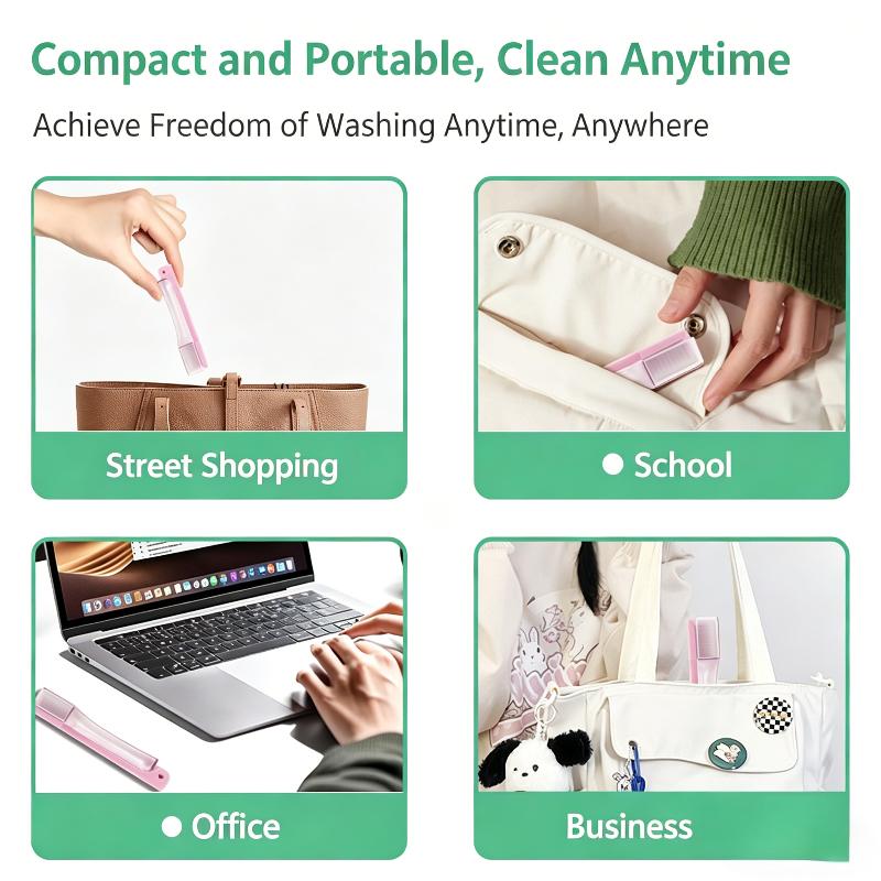 Travel Folding Toothbrush Portable Mini Toothbrush With Soft Medium Bristles For CampingUseful Design Soft Bristles Brushes