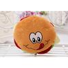 Hamburger Plush Expression Toy Cartoon Stuffed Doll Cushion Gift Decoration