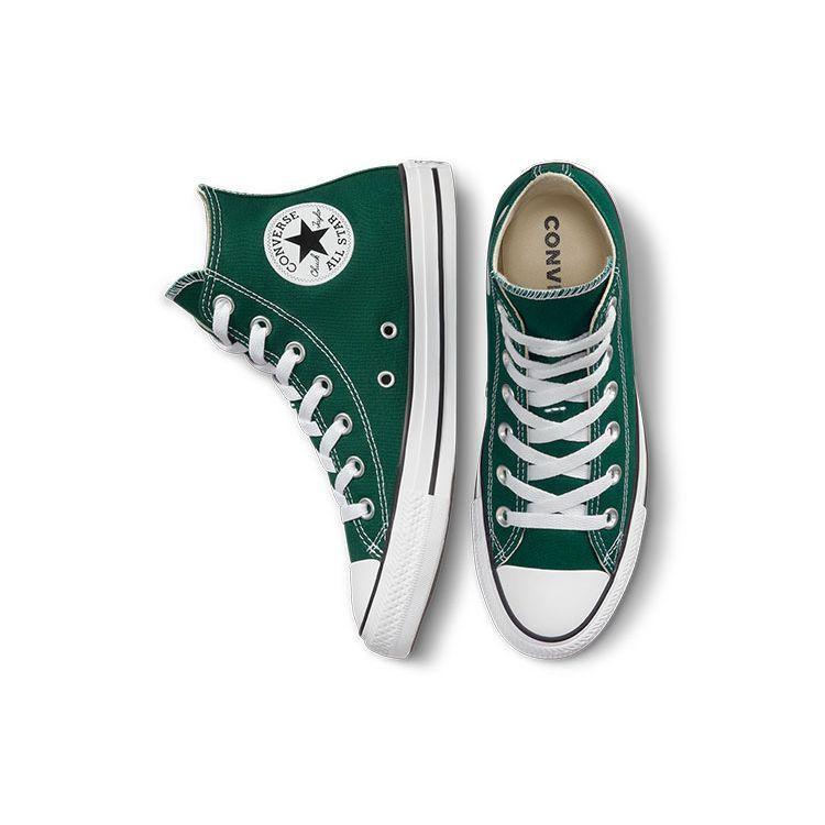 Converse Chuck Taylor All Star High Midnight Clover Green White A00785C Unisex High Top Canvas Sneakers