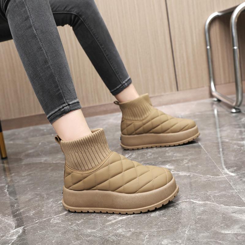 2026 Winter Shoes, Thickened Version, Plush Shoes, Anti-slip and Wear-resistant.