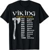 T-shirts Tour du Monde Viking Cadeau T-shirt Unisexe