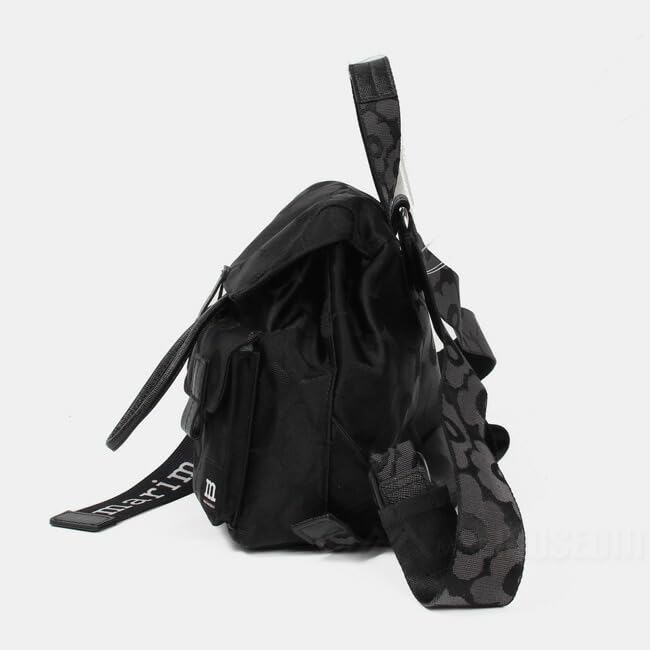 Rucksack Everything Unikko Mini Tasche Blumenmuster Schwarz 092230 999 EVERYTHING RUCKSACK S UNIKKO SCHWARZ Logo [Marimekko] Damen [Artikel]
