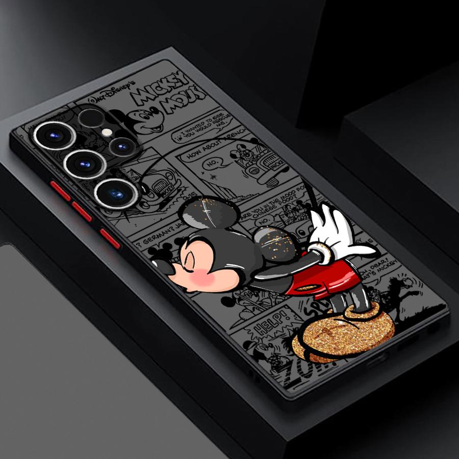 Mickey Minnie Maus Handyhülle Case für Samsung Galaxy S26 S25 Ultra S24 Plus S23 FE S22 S21 Note 20 10+ S20