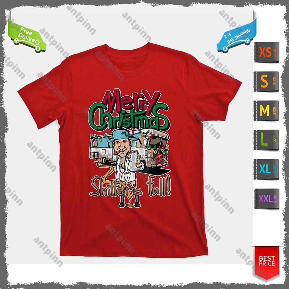 Christmas Ugly Merry Christmas Shitters Full Christmas Vacation T-Shirt Unisex Unisex T-Shirt XL