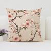 Cushion Cover 50X50 Japanese Cherry Blossom Bed Pillowcases Covers For Bed Pillows Pillow Cases 45X45 Cushions Cover Home Decor
