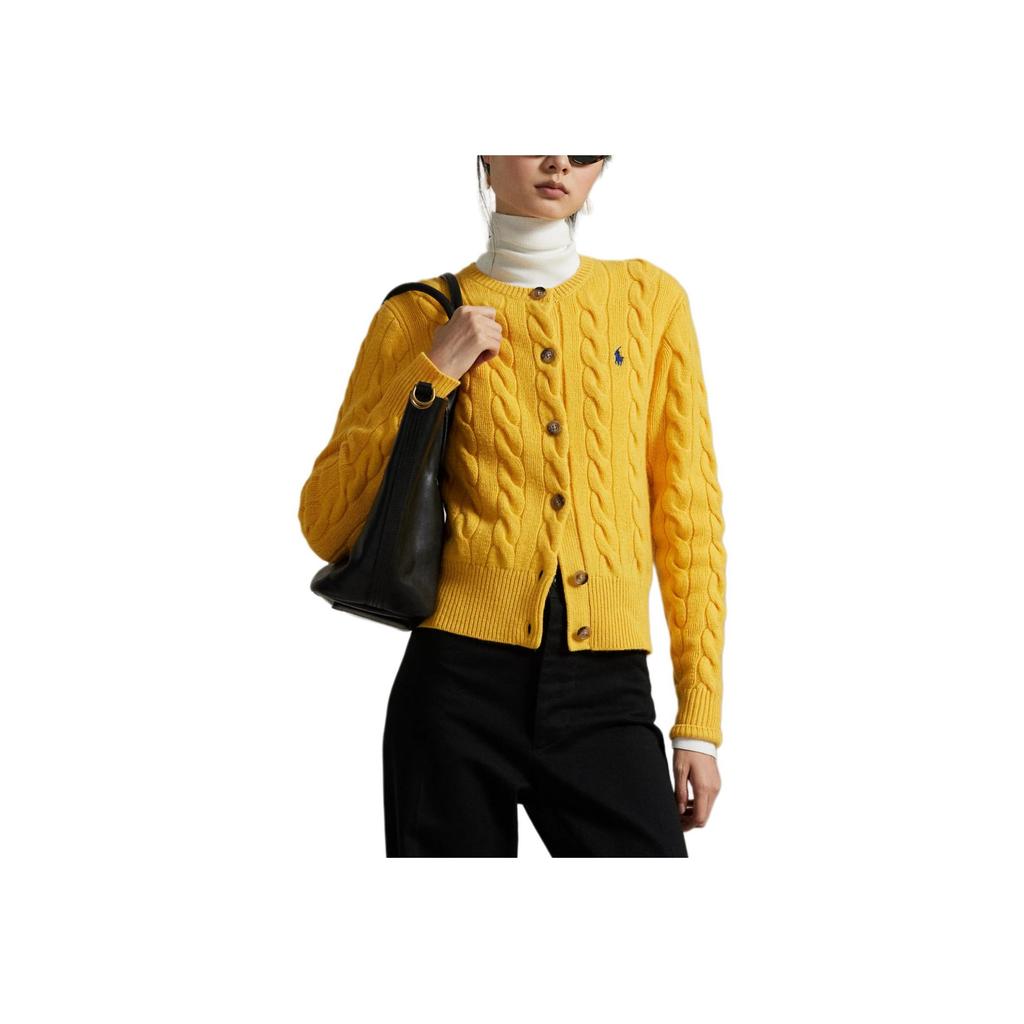 Polo Ralph Lauren Embroidered Knit Cable Sweater Women Sweater 211972104-009