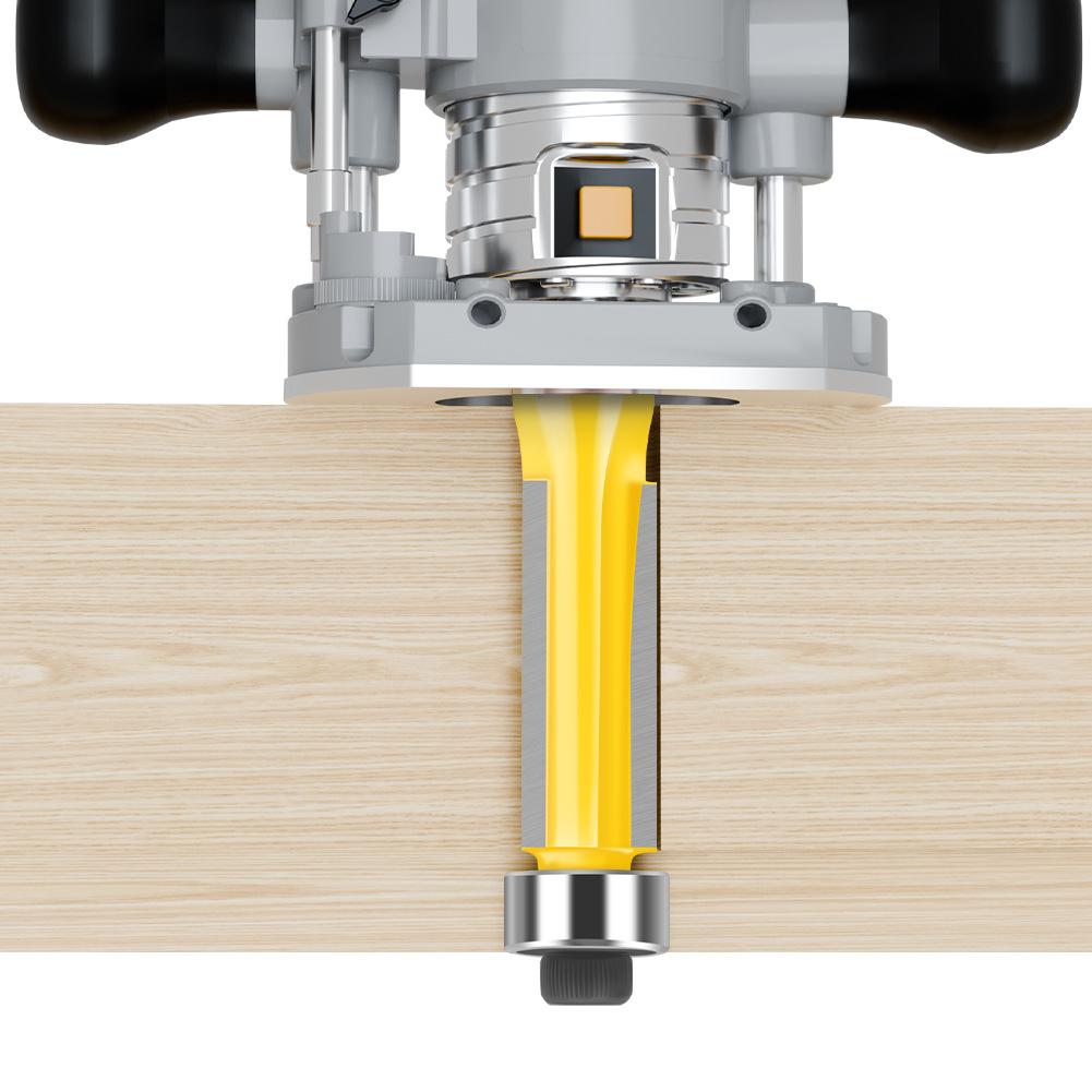 Three-Blade Trimming Knife Woodworking Router Milling Woodworking Milling Cutter Trimming Machine Milling Cutter Imitation Slotting Knife Knife