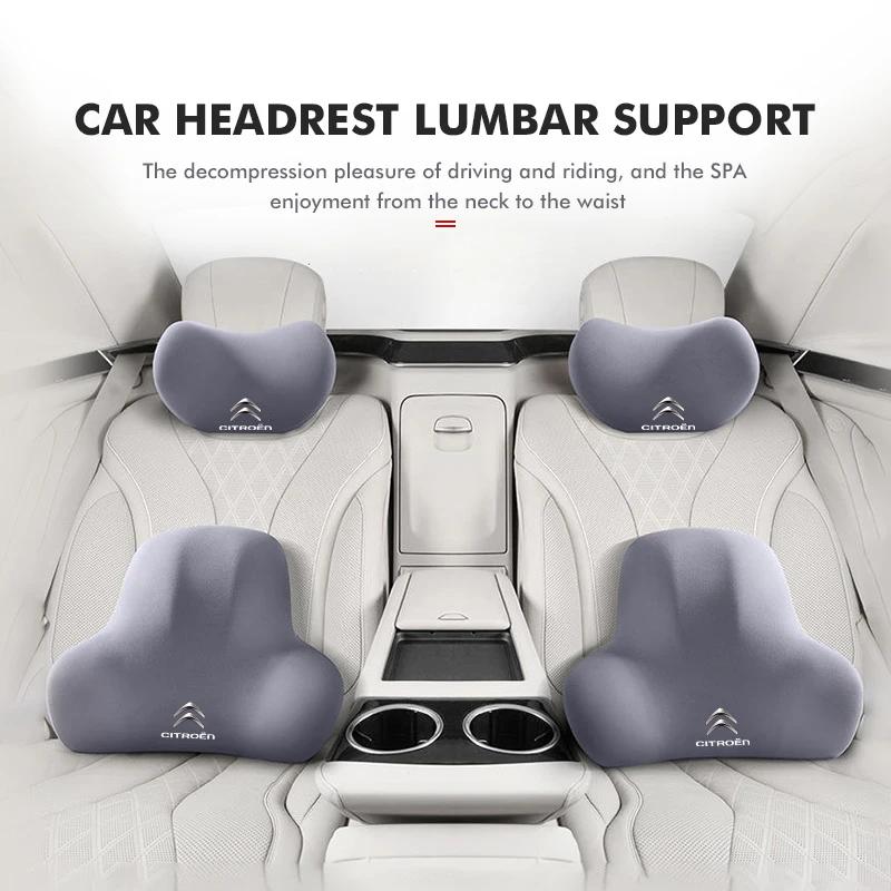Car Seat Neck Pilow Protective Lumbar Support Headrest Cushion For Citroen Grand Berlingo Jumper Celysee Xsara Picasso Aircross ajf256