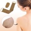 Back Exfoliating Strap with Glove Body Exfoliating Belt Hemp Long Back Towel for Deep Cleaning Skin Relax