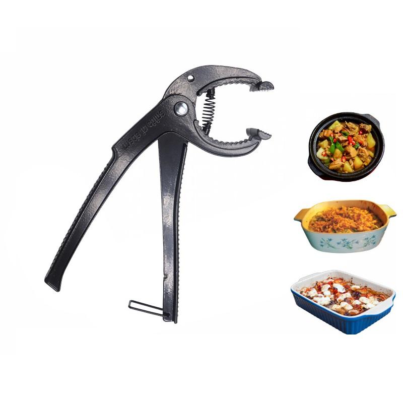 Stone Pot Gripper Clips Anti Scalding Bowl Holder  Plate Tongs For Air Fryer Grill Casserole Kitchen Utensils Tool