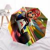 1pc Mario Automatic Folding Cute Umbrella - Compact 8-Rib Design, Durable Plastic & Iron, Perfect Gift for Friends & Family, Outdoor Umbrella, Fashion