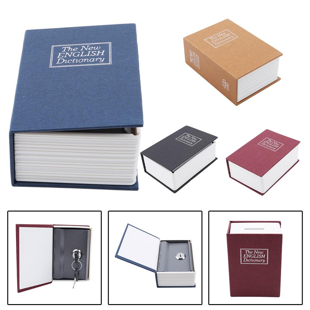 Combination Lock Secret Book Safe Box for Secure Jewelry and Key Storage Discreet Home and Office Privacy Container Compact Size