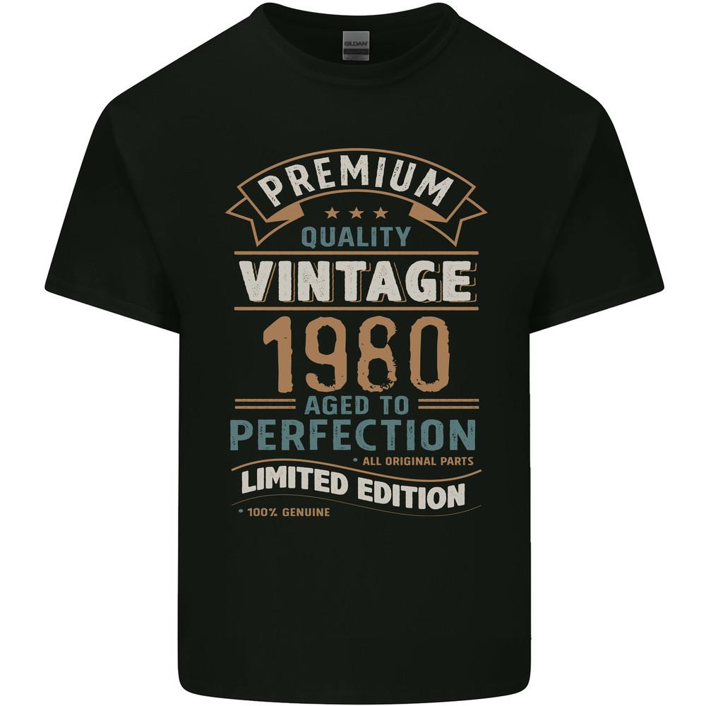 Premium Vintage 45th Birthday 1980 Mens Light Cotton T-Shirt
