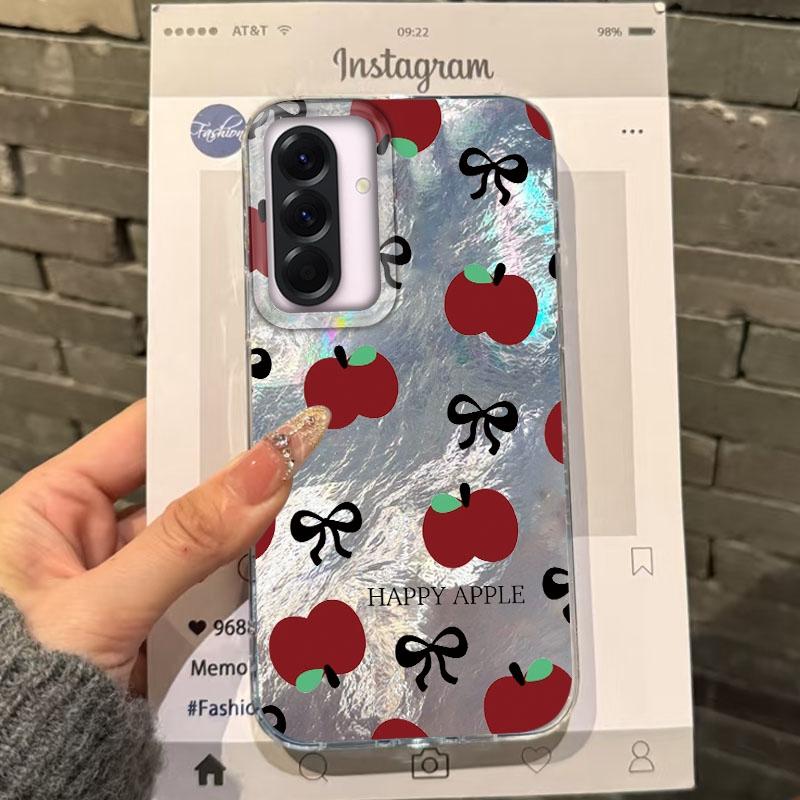 Cherry Butterfly Girls Case For Samsung Galaxy A56 A16 A26 A36 A06 A55 A35 A25 A15 A12 A32 A54 S24 S25 S22 S23 FE Fundas Cover