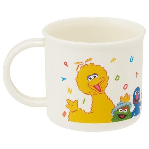 Skater Children's Plastic Lunch Cup, 200ml, Dishwasher Safe, Made in Japan, Sesame Street Design, KE4AAG-A