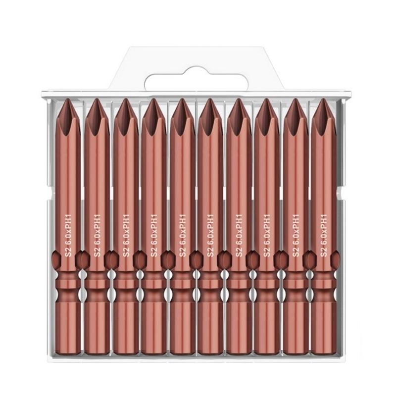 Crossing Screwdriver Bit 1/4inch Hex Shank Electric Impacts Drill PH0 PH1 PH2 Magnetic Batches Head High Hardness Tool