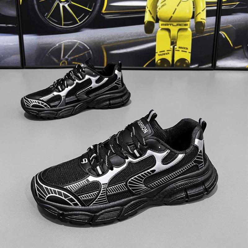 Neue Sneaker Herren Trends Plateau Schuhe Leichte Outdoor Sportschuhe für Herren Atmungsaktive Laufschuhe Herren Schnürung Freizeitschuh