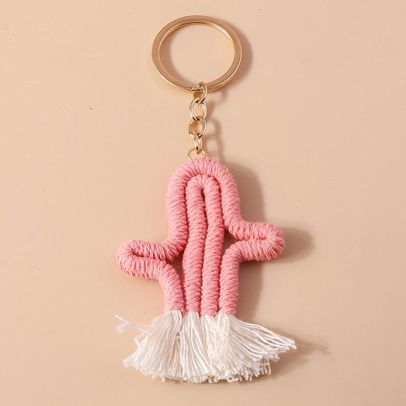 Chaveiro Arco-Íris Fofo Feito à Mão Bola Macia e Fofa Pingentes para Chaveiro para Mulheres Meninas Decoração de Bolsa de Mão Joias Artesanais DIY Presente