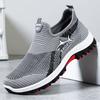 Flying woven large size men's shoes on behalf of stickers shark casual shoes soft sole breathable mesh sneakers single shoes