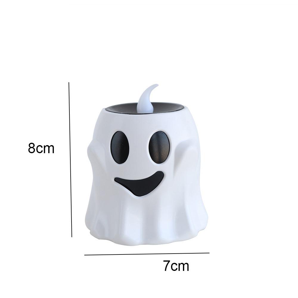 Skull Ghoast Pumpkin Electronic Candle Multicolor Spider Light Halloween Decoration Light  Gift