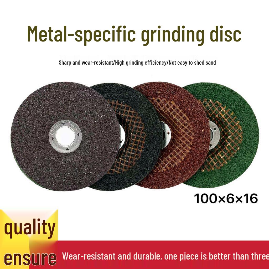 100mm Resin Grinding Wheel for Angle Grinder - Metal & Stainless Steel Polishing Disc