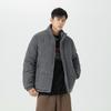 Men's Corduroy Jacket Loose Casual Quilting Cotton Youth Outdoor Warm Stand-up Collar Thickened Jacket Cotton Clothing