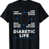 Diabetic Life Cycle Shirt Funny Diabetes Awareness T-Shirt T-Shirt