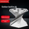 Beifu Outdoor Folding Stainless Steel Fire Pit Grill