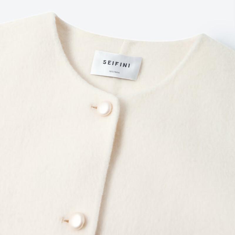 SEIFINI Gentle Moonlight Wool Blend Coat