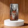 Cute Fox Cartoon Phone Case For Samsung S25,S24,S21,S22,S23,S30,Ultra,S20,Plus,Fe,Note,10,9,5G Black Cover