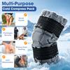 Knee Ice Pack Wrap Reusable Knee Cold and Hot Compress Brace Strap For Knee Pain Relief and Muscle Relaxation
